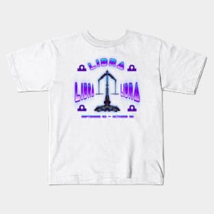 Libra 5a Denim Kids T-Shirt